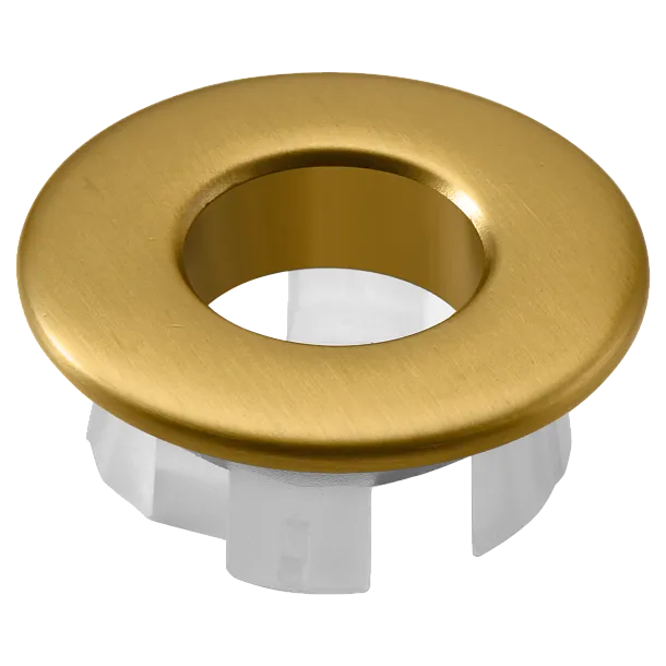 Zaślepka do Przelewu, Gold Brushed - Wyposażenie Łazienki