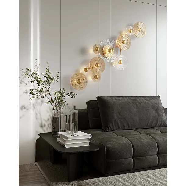 Kinkiet Allure 10LZłoty Matowy od Maxlight