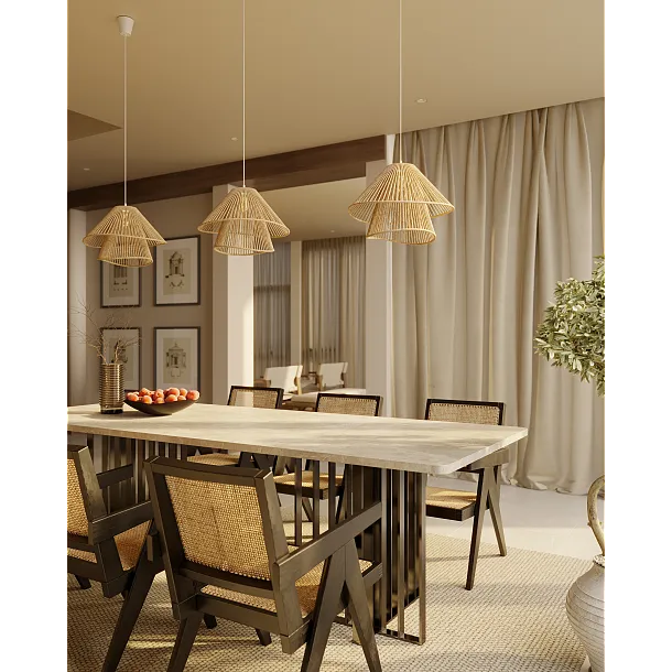 Lampa Wisząca Amalfi II Natural od Maxlight