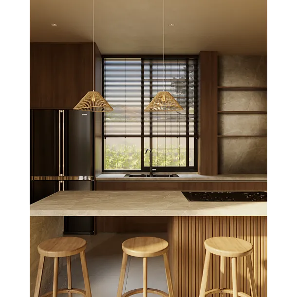 Lampa Wisząca Amalfi I Natural od Maxlight