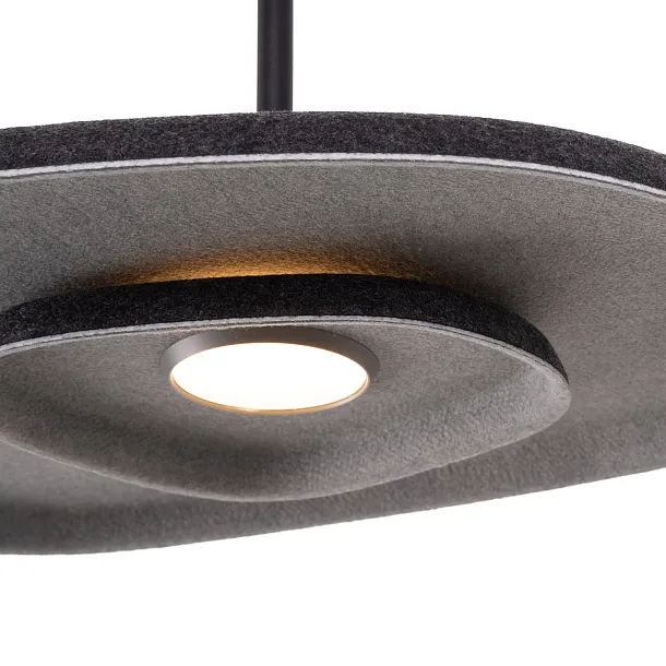 Lampa Wisząca Deux Black&Grey od Maxlight