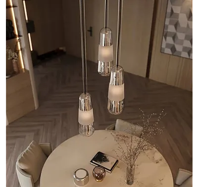 Lampa Wisząca Mauri 1 Smoky Glass od Maxlight