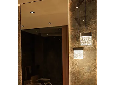 Lampa Wisząca Vetro Brushed Black od Maxligt