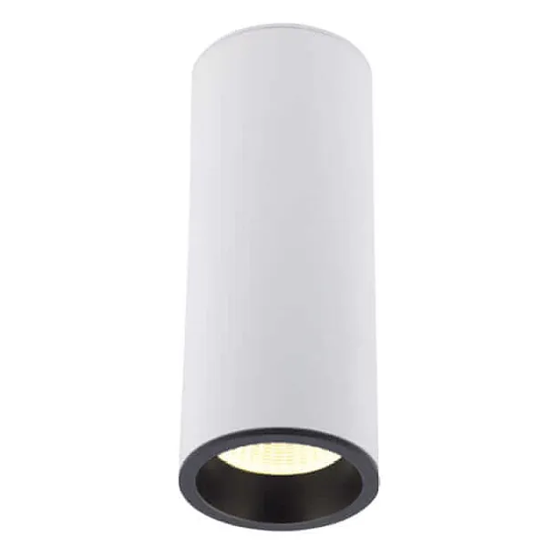 Lampa Sufitowa/Plafon Long Okrągły Biały od Maxlight