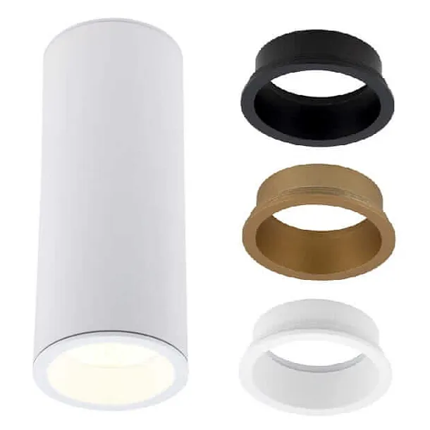 Lampa Sufitowa/Plafon Long Okrągły Biały od Maxlight