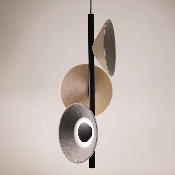Lampa Wisząca Puro Cream&Grey od Maxlight
