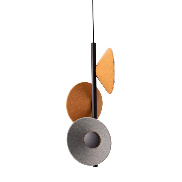 Lampa Wisząca Puro Earth Yellow&Grey od Maxlight