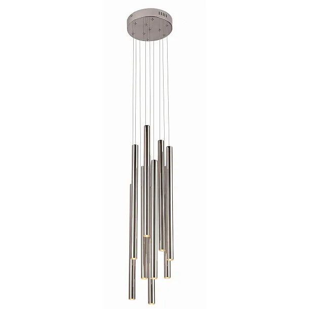 Lampa Wisząca Organic Chrom Średnia Ściemnialna od Maxlight