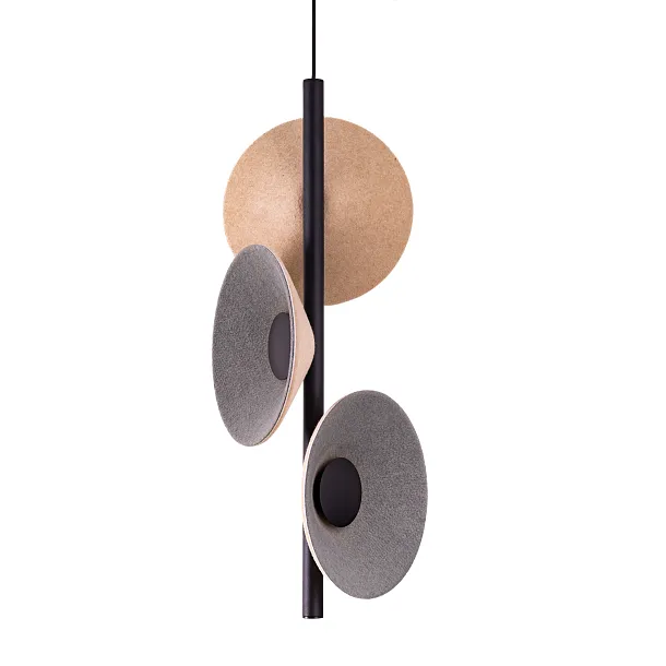 Lampa Wisząca Puro Cream&Grey od Maxlight