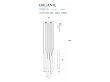 Lampa Wisząca Organic Chrom Średnia Ściemnialna od Maxlight