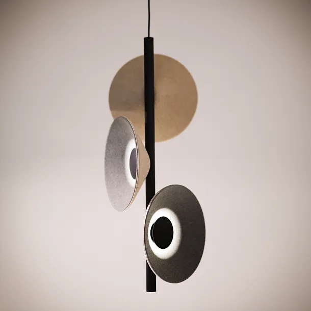 Lampa Wisząca Puro Cream&Grey od Maxlight