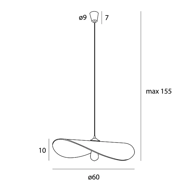 Lampa Wisząca Nap od Maxlight