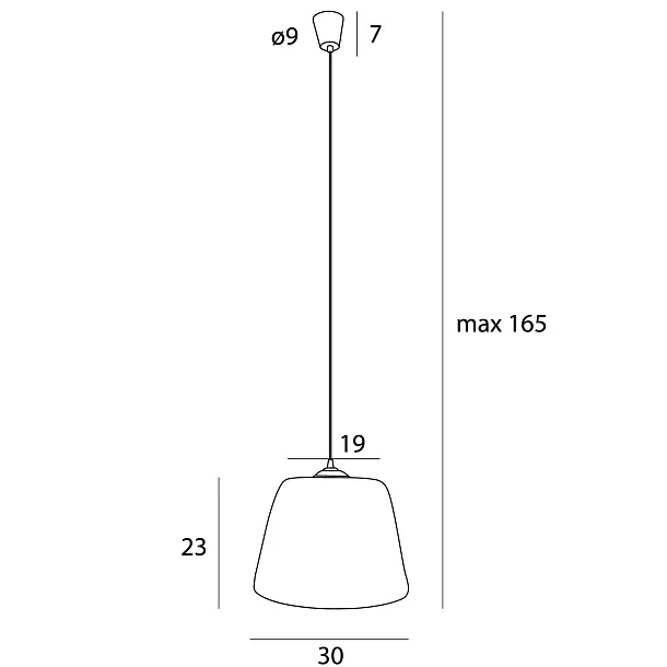 Lampa Wisząca Pot od Maxlight