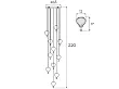 Lampa Wisząca Palloncini 11 od Maxlight