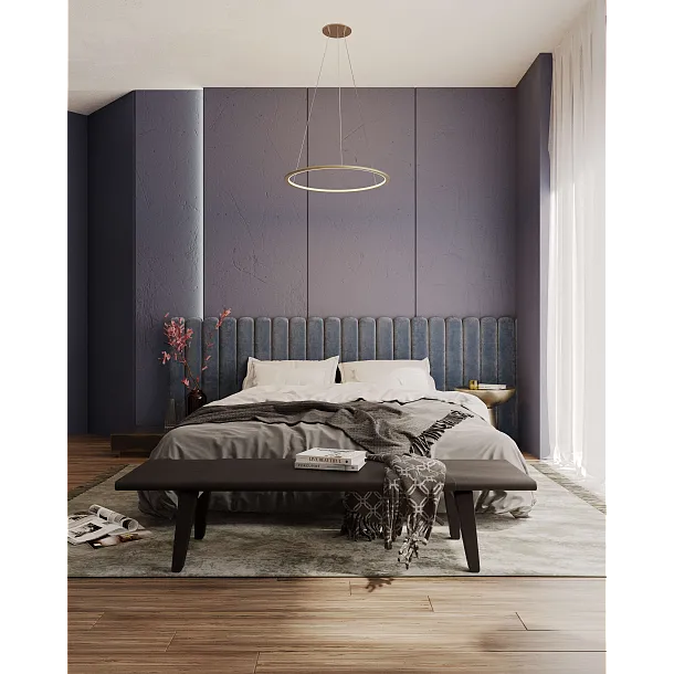 Lampa Wisząca Queen 70cm Złoto Szczotkowane od Maxlight