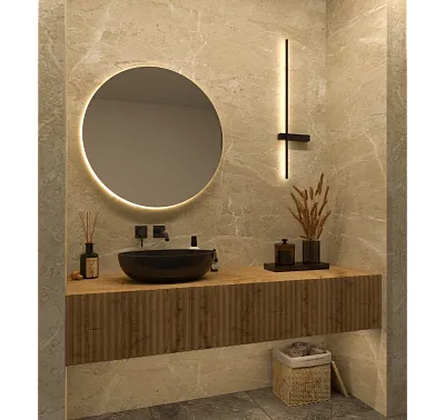 Kinkiet Sabre Czarny Ściemnialny z Włacznikiem na Dotyk Maxlight W0283