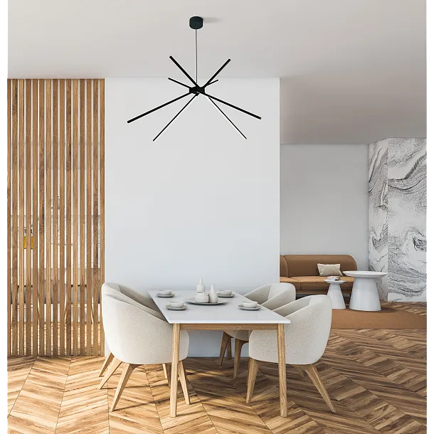 Lampa Wisząca Spider  Czarna od Maxlight