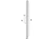 Kinkiet Fayette 91cm 18W Czarny IP44 3000K od Maxlight
