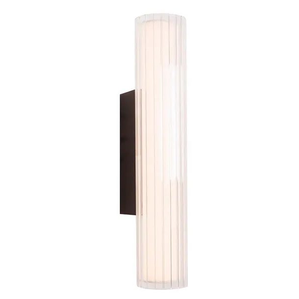 Kinkiet Fayette 31cm 6W Czarny IP44 3000K od Maxlight