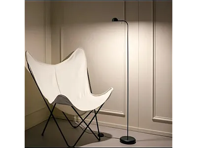Lampa Podłogowa Pin Czarna od Vibia
