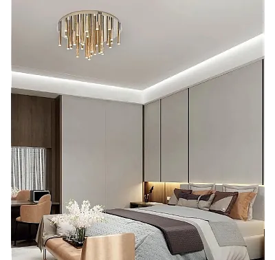 Plafon Organic 33x1 Złoty od Maxlight