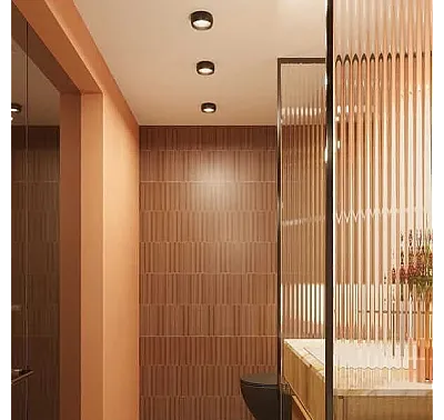 Plafon Kodak I Czarny Mat 8W IP44 od Maxlight