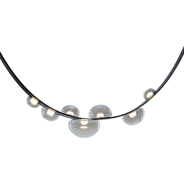 Bomma Dew Drops Lampa Wisząca 1/49/95304/1/BLACK/VEG/3000