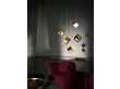 Bomma Pyrite Lampa Wisząca Pojedyńcza Złota 1/80/95300/B/00000/215/A/BBR/2,5