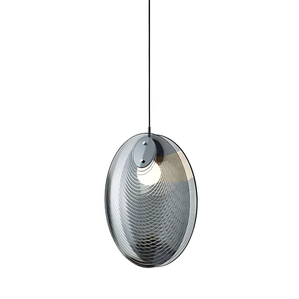 Bomma Ama Pendant Lampa Wisząca Zamknięta Szara 1/41/95326/C/00SMK/630/BC/2,5