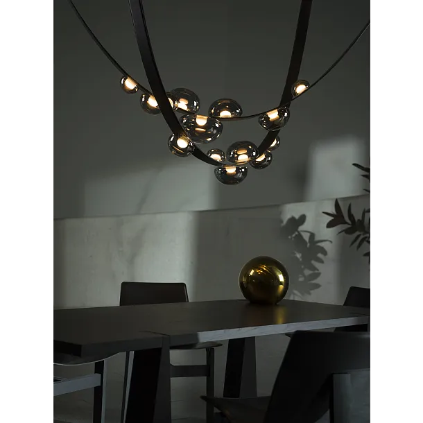 Bomma Dew Drops Lampa Wisząca 1/49/95304/1/BLACK/VEG/3000
