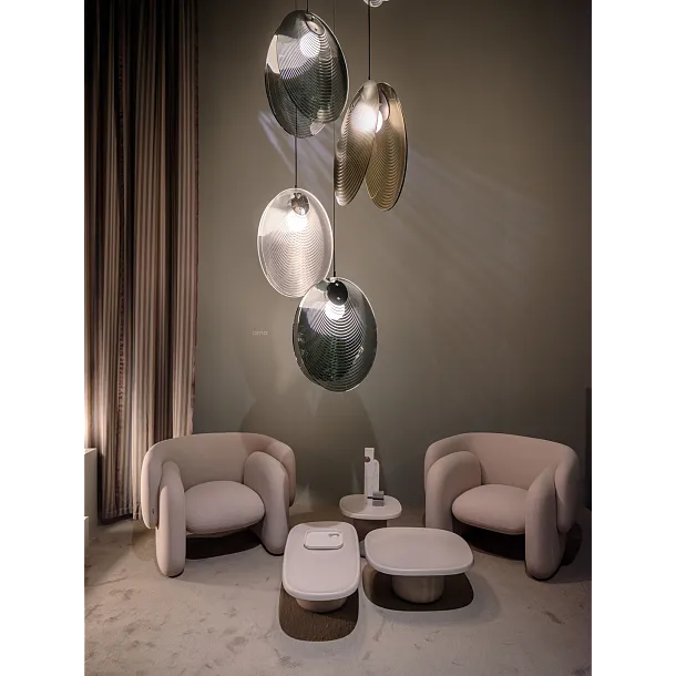 Bomma Ama Pendant Lampa Wisząca Otwarta Szara 1/41/95326/O/00SMK/630/BC/2,5