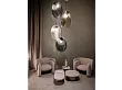 Bomma Ama Pendant Lampa Wisząca Otwarta Szara 1/41/95326/O/00SMK/630/BC/2,5