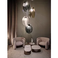 Bomma Ama Pendant Lampa Wisząca Otwarta Szara 1/41/95326/O/00SMK/630/BC/2,5