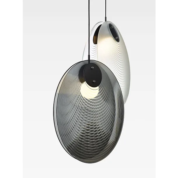 Bomma Ama Pendant Lampa Wisząca Zamknięta Szara 1/41/95326/C/00SMK/630/BC/2,5