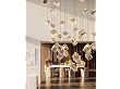 Bomma Pyrite Lampa Wisząca Pojedyńcza Złota 1/80/95300/B/00000/215/A/BBR/2,5
