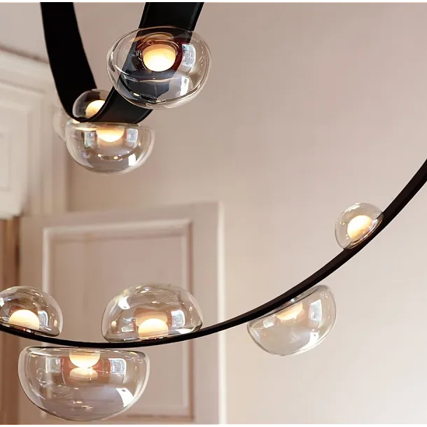 Bomma Dew Drops Lampa Wisząca 1/49/95304/1/BLACK/VEG/3000