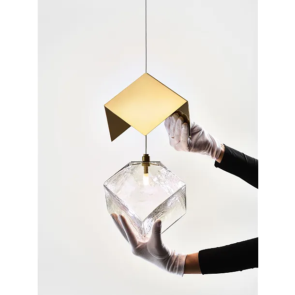 Bomma Pyrite Lampa Wisząca Pojedyńcza Złota 1/80/95300/B/00000/215/A/BBR/2,5