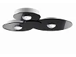 Lodes Bugia Triple Lampa Sufitowa/Plafon Czarny 16133 2227