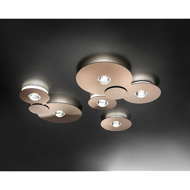 Lodes Bugia Triple Lampa Sufitowa/Plafon Błyszcząca Miedź 16133 4627