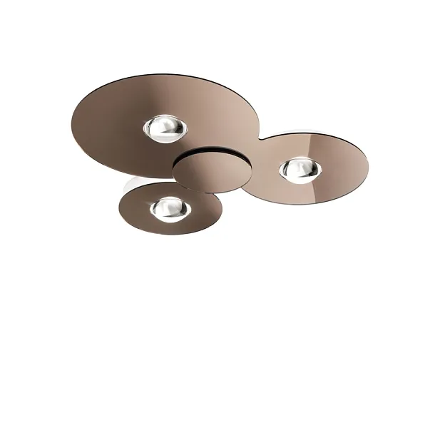 Lodes Bugia Triple Lampa Sufitowa/Plafon Błyszcząca Miedź 16133 4627