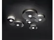 Lodes Bugia Triple Lampa Sufitowa/Plafon Czarny 16133 2227