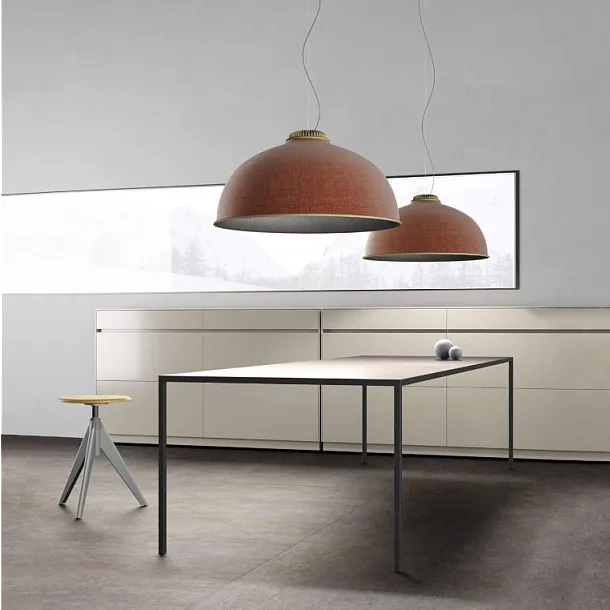 Luceplan Farel D96/1EB Lampa Wisząca Pomarańczowa