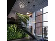 Lampa Wisząca Mesh 80cm Czarna od Luceplan