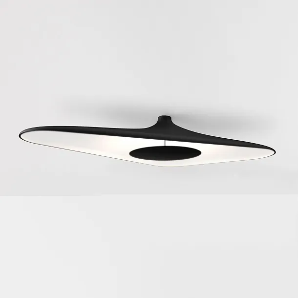 Soleil Noir D89p Lampa Sufitowa/Plafon Czarno-Biały 1D890P000035