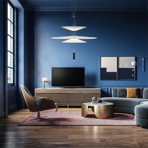 Vibia Flamingo Lampa Wisząca Biała/Grafitowa 153018/1B