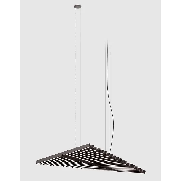 Lampa Wisząca Rhythm Horizontal Brązowa od Vibia