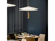 Vibia Flamingo Lampa Wisząca Biała/Złota 151020/1B