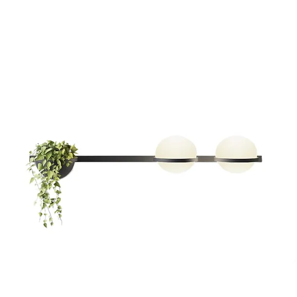 Vibia Palma Kinkiet Czarny 370493/1B