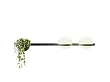 Vibia Palma Kinkiet Czarny 370493/1B
