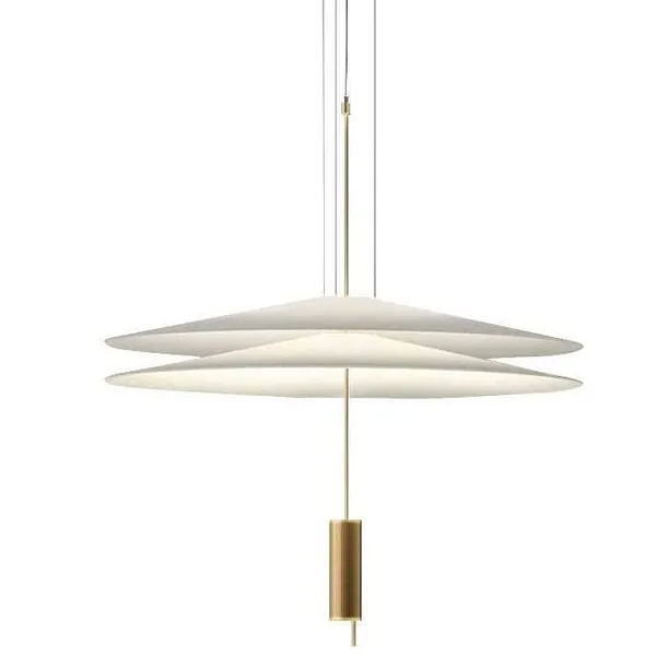 Vibia Flamingo Lampa Wisząca Biała/Złota 151020/1B